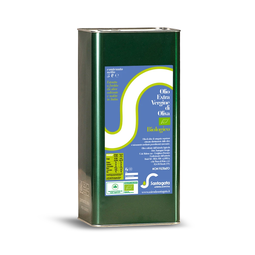 Olio extravergine di oliva biologico blend