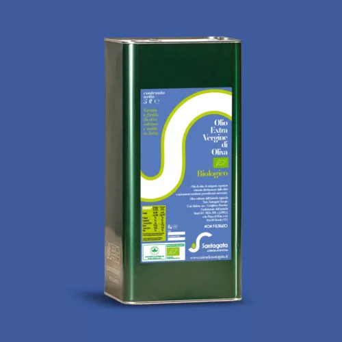 Latta 5 litri Olio extravergine di oliva biologico blend
